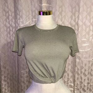 Green top, size M